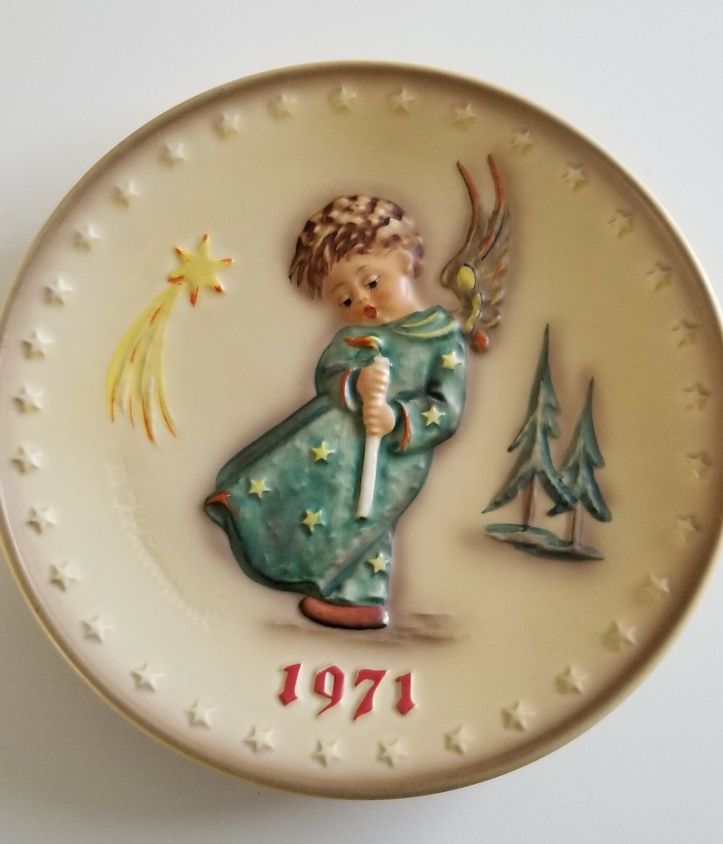 1971 Hummel Plate 1st Edition Annual Plate #264 |Holiday Angel