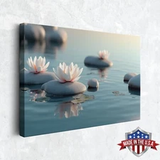 Petals in the Mist Wall Art, Canvas Print for Home Decor, Wall Decor Art Poster