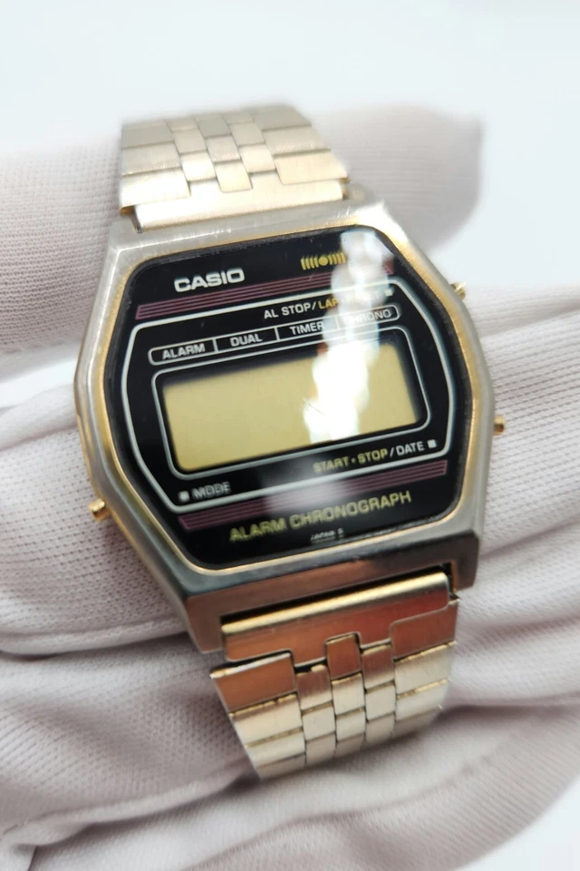 Reloj Casio SA-50G Vintage Alarma Cronógrafo Cuarzo Delgado - PARA REPUESTOS/REPARACIÓN Foto 4 de 4