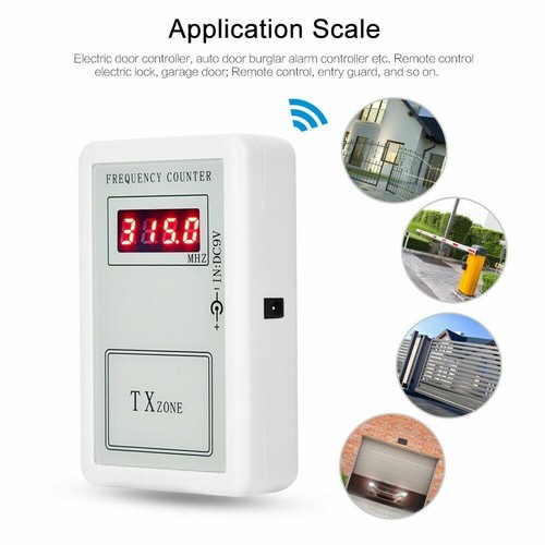 " Meter Counter Tester Tool Frequency 250-450Mhz Remote Control For Garage Door - Picture 2 of 12