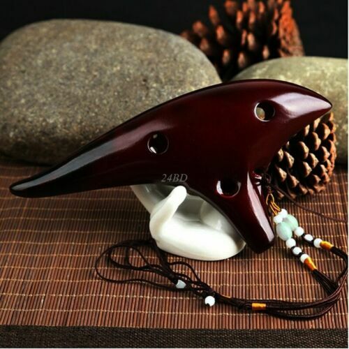 Ocarina ABS 12 Fori – Finitura Simil Legno – Strumento Musicale TA-917BW - Foto 2
