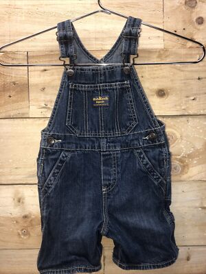 Oshkosh b'gosh Jean shorts Overalls Pants blue denim Size 24