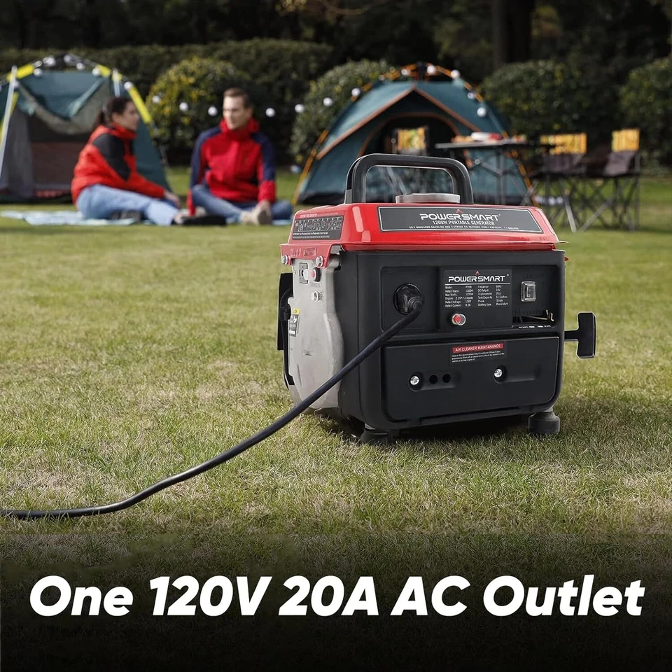 PowerSmart 1,200-W 2-Stroke Portable Gas Powered Generator, Ultra-light Home RV - Image 4 of 4