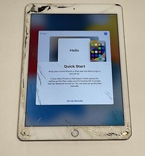 Original Apple iPad Air 2nd Gen A1566/7 Display LCD Screen Cracked Glass Working