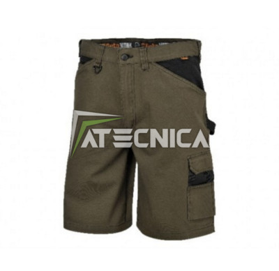 Bermuda Da Lavoro Beta Work Twill 7911Y Stretch Multitasca Colore Sabbia