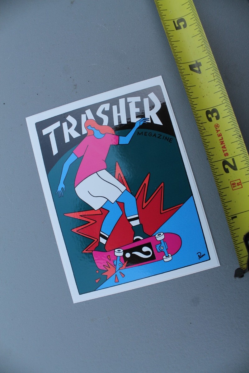 Thrasher Skateboard Magazine Grind Slide Cartoon OG Z83A