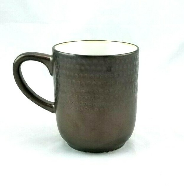 Threshold Stoneware Bronze Coffee Mug Tea Cup eBay