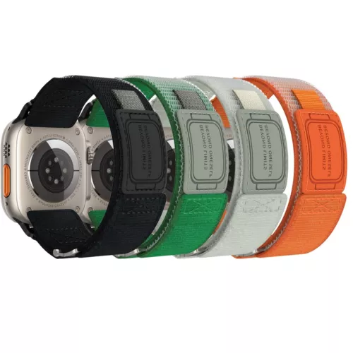 Nylon Strap Band For Apple Watch iWatch Series 9 8 7 6 SE 5 4 Ultra 2 38mm-49mm - Picture 1 of 27