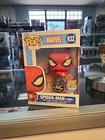 Funko Pop! Spider-Man (Chase) Glows GITD Exclusive #932 Box Damage