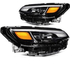Pair Headlight Assembly Fit For Jeep Cherokee 2.4l 3.2l 2019-2021 Clear Lens