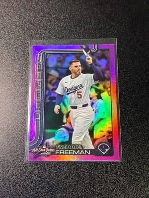 2025 Topps Update Series #ASG-4 Freddie Freeman Pink Rainbow Foil All-Star Game