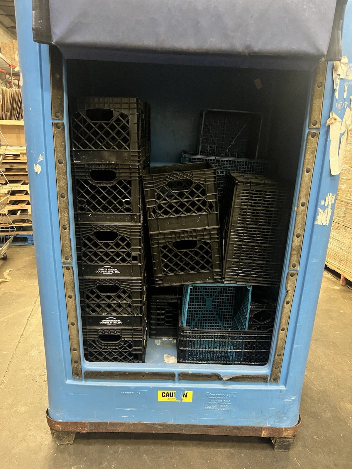 ThermoSafe HR54P Insulated Food Carrier - 48''x40''x 761/4 '' Blue