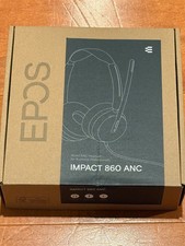EPOS IMPACT 860T ANC Dual-Sided Wired Headset, USB-C & USB-A Microsoft Teams NEW
