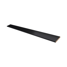 Black Gloss Cornice Pelmet 2000mm x 150mm x 18mm Kitchen Cabinet Trim