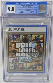 CGC Graded Grand Theft Auto V (GTA 5) NEW PS5 (1022785004, 9.8 A++)