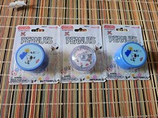 Lot Of 3 Peanuts Snoopy Duncan Yo-Yo Toy Butterfly Imperial