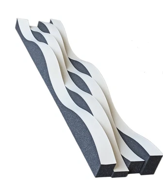 LENACUSTICA Pannello Acustico Ibrido movie 100x20cm , rifinitura effetto legno