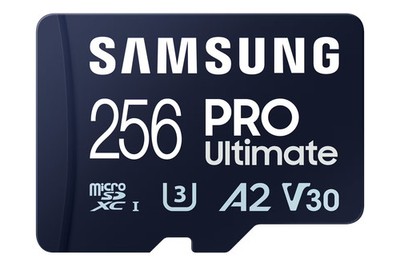 Samsung PRO Ultimate microSDXC  UHS-I Speicherkarte 256 GB mit USB-Kartenleser