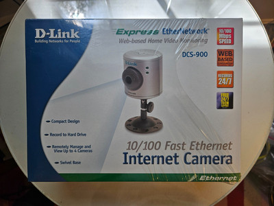 D-Link DCS-900 10/100 Fast Ethernet Internet Camera with original box L@@K!