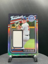 2026 Panini Stars & Stripes Prizm THROWBACK JERSEY HOLO TYSON NEIGHBORS