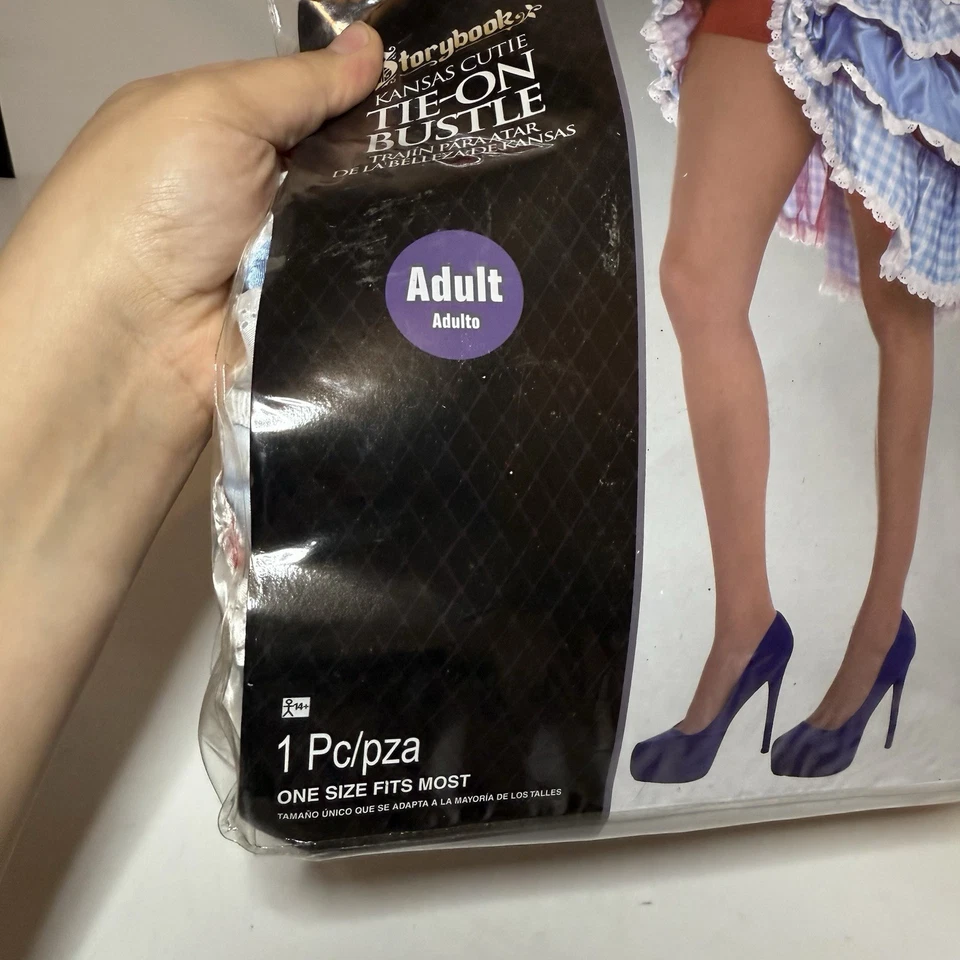 Nuevo con etiquetas Disfraz Kansas Cutie Corbata en bullicio Capas Cuadros Burlesque Talla Única Foto 2 de 3