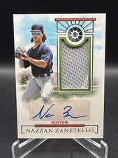 Nazzan Zanetello 2024 Panini Boys Of Summer Baseball Patch Auto /99 #PMS-NZ