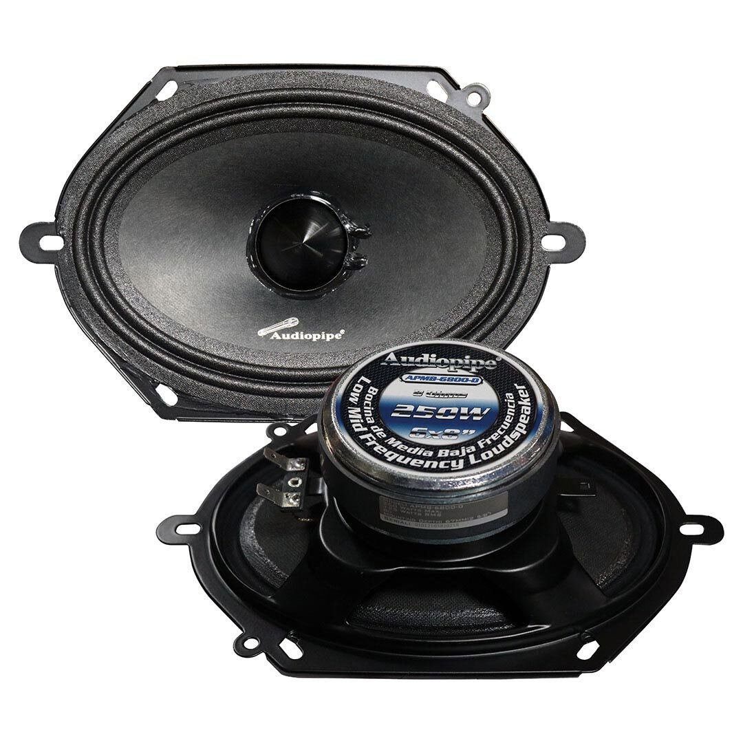 Audiopipe APMB6800D 6x8 Inch Low Mid Frequency Speaker - 125