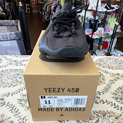 adidas Yeezy 450 Dark Slate GY5368 Men's Low Top Lace-Up Athletic Sneaker