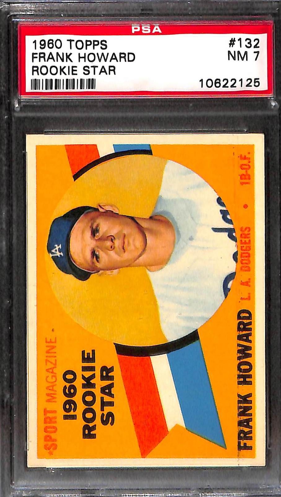 1960 TOPPS #132 FRANK HOWARD PSA 7 NM 10622125