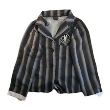 Wednesday Addams Nevermore Academy Blazer - Halloween Costume Childs 9-10 - XL