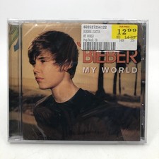 Justin Bieber – My World CD 2009 Enhanced Pop R&B Island Def Jam NEW Case Crack