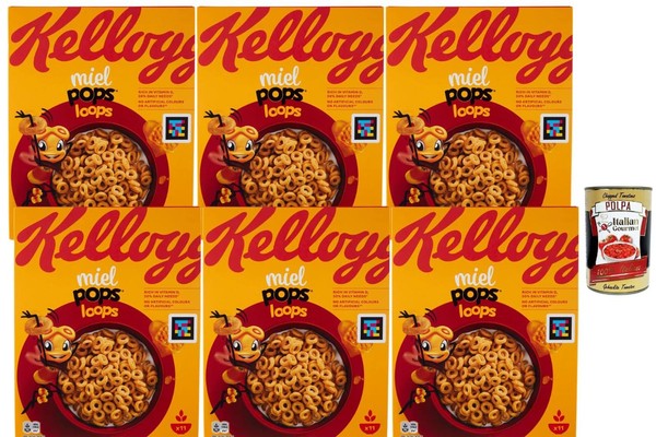 Miel Pops Loops Honig 6X330G FrüHstüCkscerealien Ballaststoffe & Vitamine +Polpa-image