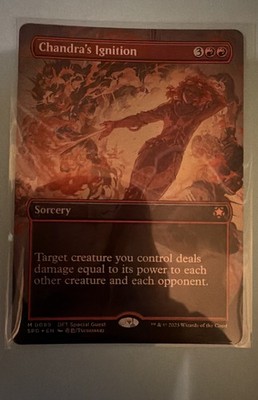 Chandra's Ignition (Borderless) Special Guests Foil Mtg M/NM MYTHIC! SPG