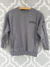 NASA Crew Neck Jumper Sweatshirt Pullover Junior Childs Size Aged 9-10 Alpha Ind