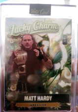 Newly Released Wild Card Lucky Charm Matt Hardy 2026 1/1 Wrestling Trading Card