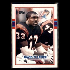 David Fulcher #33 1989 Topps Cincinnati Bengals Football Card NFL