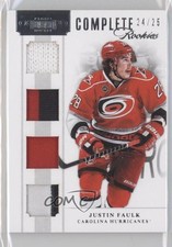 2011-12 Panini Dominion Complete Rookies Materials 24/25 Justin Faulk #4 0t1