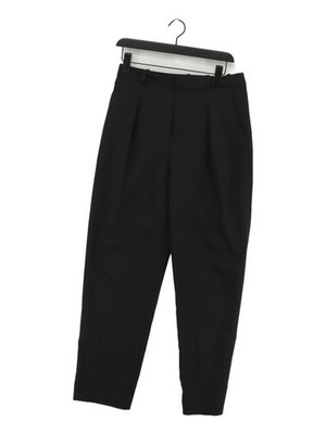 Ba&sh Damen Hose UK 10 blau Polyester mit Elasthan, Viskose, Wolle Chino