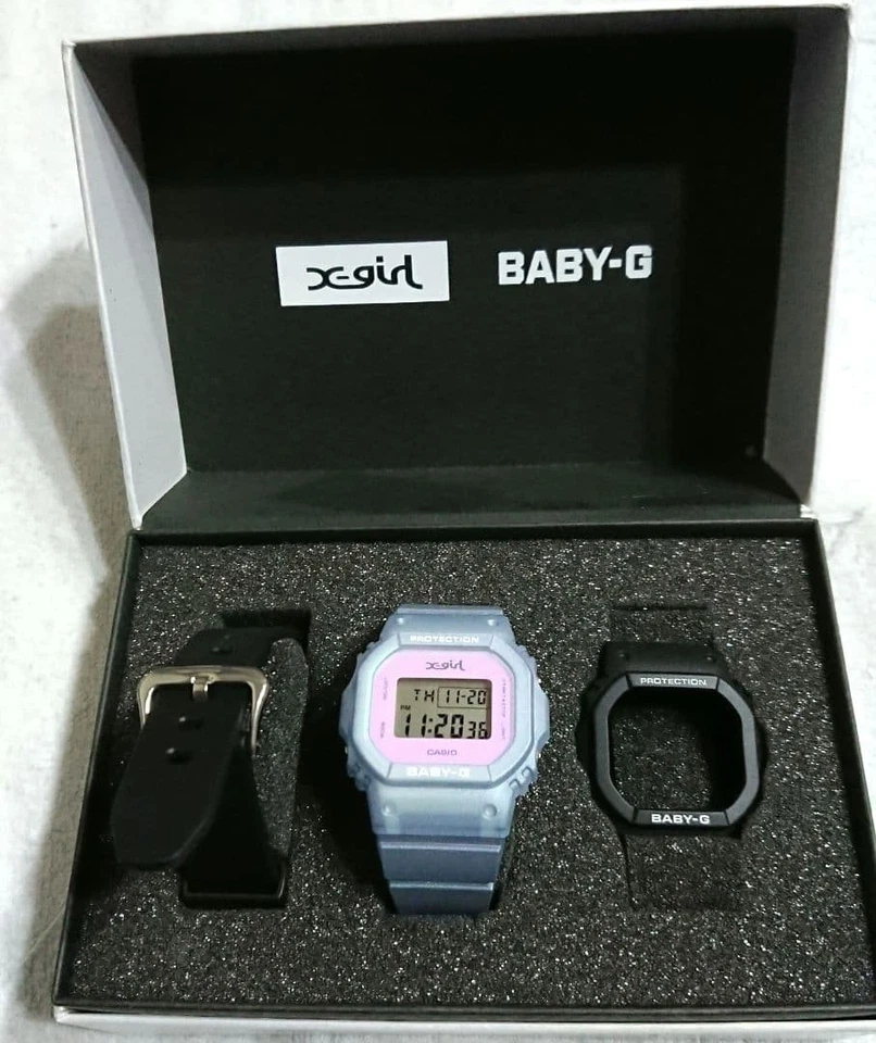 Reloj digital para mujer BABY-G BGD-565XG-2JR X-girl edición limitada azul” Foto 2 de 3