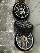 4 Set 22 Inch Giovanni 5 Lug Wheelstires Staggered Concave.