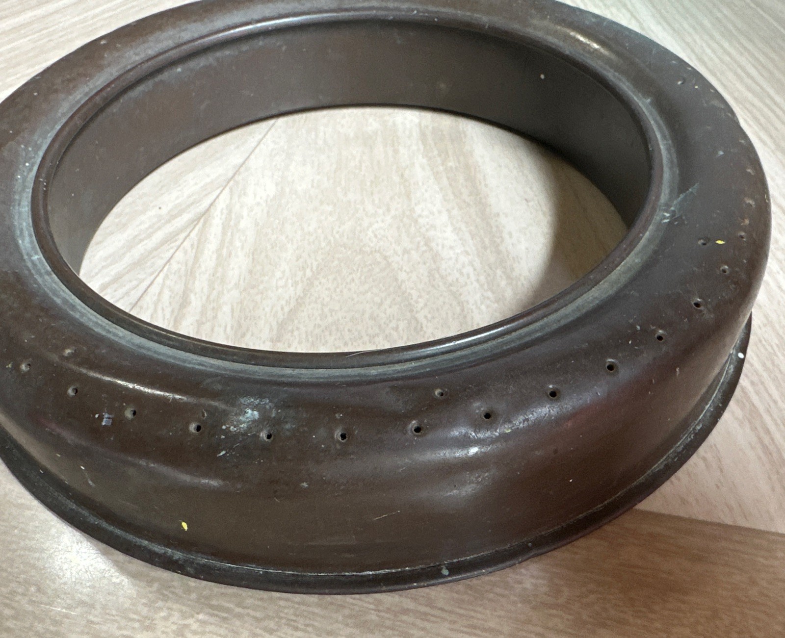 Vintage Old The “Ring” WD Allen Mfg Lawn Water Garden Donut Sprinkler Copper USA