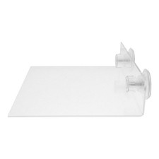 Transparent Acrylic Parrot Perch Platform with Durable Suction Cup for Birds