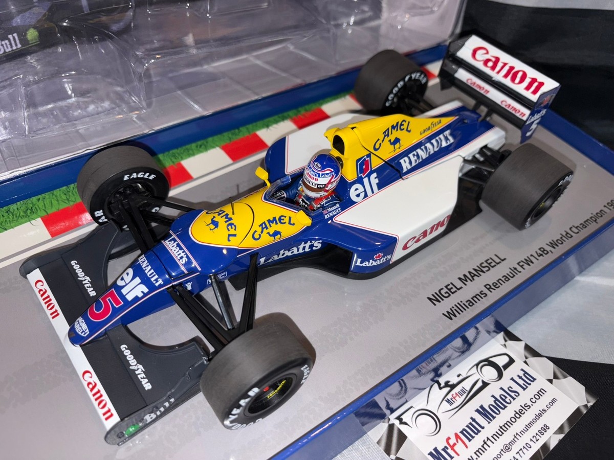 ミニカー MINICHAMPS WILLAMS FW14 1/18 Minichamps 1:18 Williams Renault FW14B #5 Nigel Mansell F1