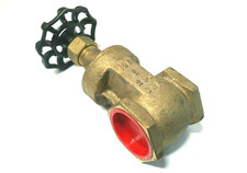 2"  Gate Valve Brass 125S Class 200 CWP Female NPT Non Rising Stem