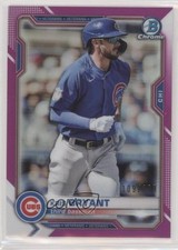 2021 Bowman Chrome Fuchsia Refractor 109/299 Kris Bryant #93 0o6v