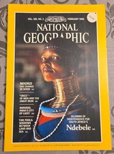 National Geographic Vol. 169 No.2 February 1986 Vintage Magazine Great Condition
