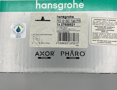 Hansgrohe  Raindance S180 Chrome, Perfect Condition, used once. Retails for $775