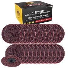 Dura-Gold 3 Surface Conditioning Discs Maroon...