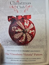 The Ornament Girl Club "Cinnaberry Victoria" Kit December 2021, 14 - NO PATTERN