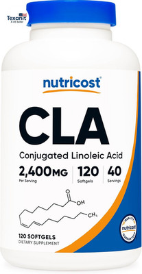 CLA (Conjugated Linoleic Acid) 2,400Mg, 120 Softgels - Gluten Free, Non-Gmo, 800